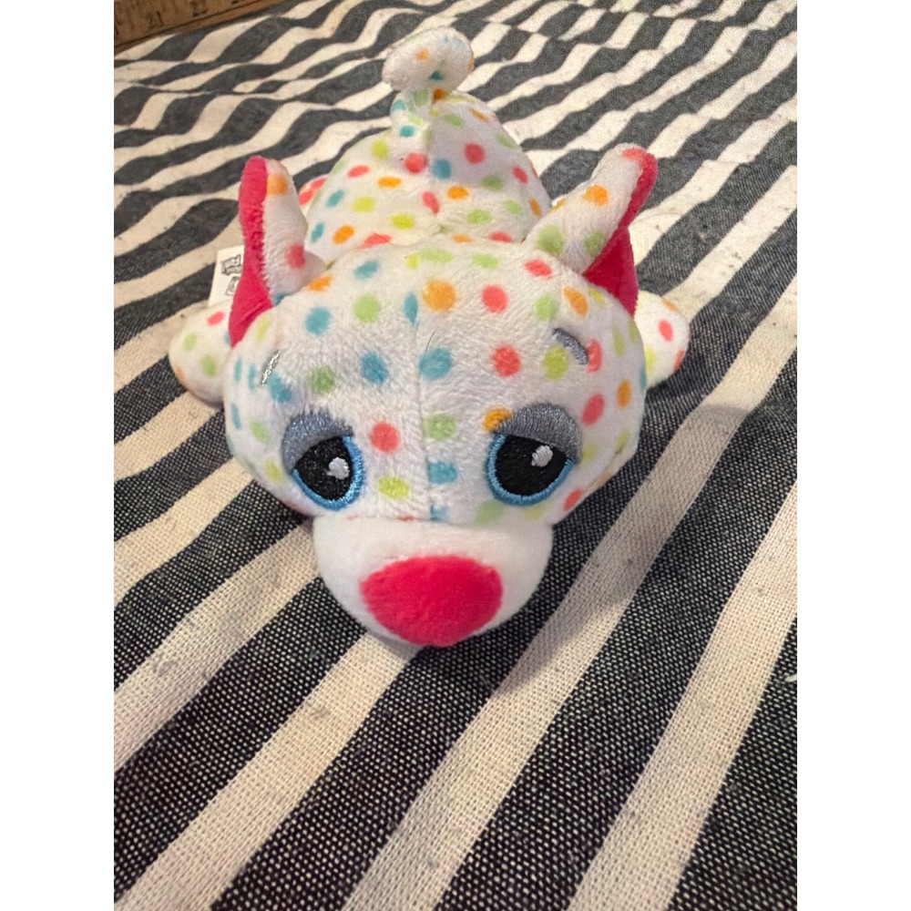 Cutetitos Babitos Series 1 White Polka Dot Puppy Dog Plush Basic Fun 2019